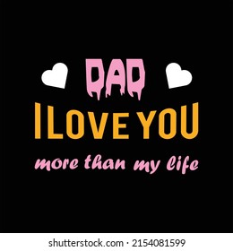 father's day t-shirt design vector 
