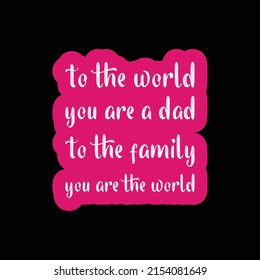 father's day t-shirt design vector 