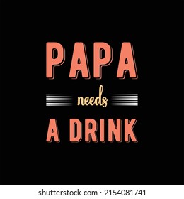 father's day t-shirt design vector 