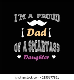 father's day t-shirt design vector Premium Vector
