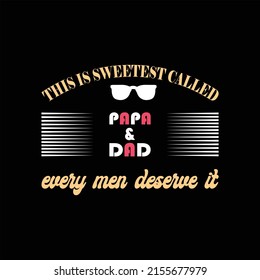 father's day t-shirt design vector Premium Vector