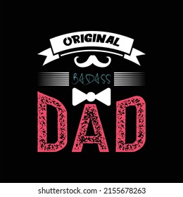 father's day t-shirt design vector Premium Vector
