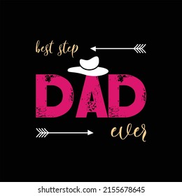 father's day t-shirt design vector Premium Vector