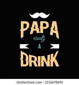 father's day t-shirt design vector Premium Vector