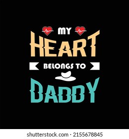 father's day t-shirt design vector Premium Vector