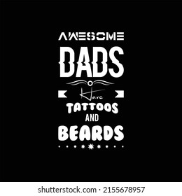 father's day t-shirt design vector Premium Vector
