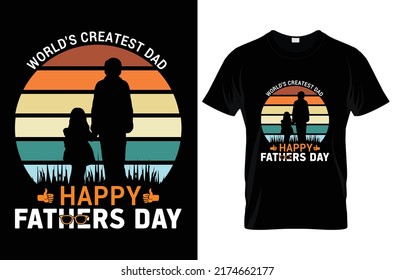 Father's day t-shirt design vector and template 