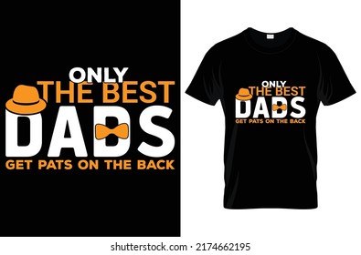 Father's day t-shirt design vector and template 