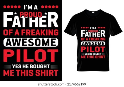 Father's day t-shirt design vector and template 