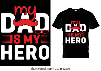 Father's day t-shirt design vector and template 