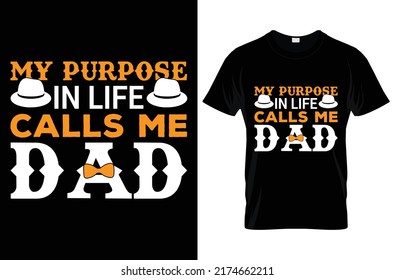 Father's day t-shirt design vector and template 