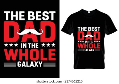 Father's day t-shirt design vector and template 