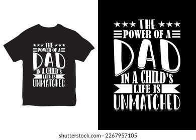Father's day tshirt design vector