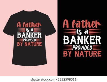 "Father's Day" T-shirt design vector.