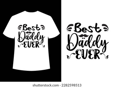"Father's Day" T-shirt design vector.