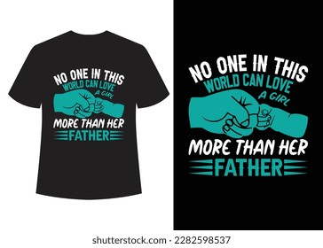 "Father's Day" T-shirt design vector.