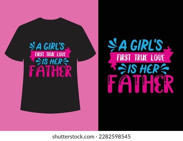 "Father's Day" T-shirt design vector.