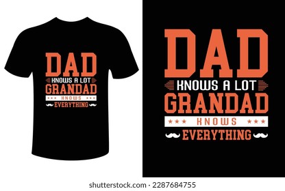 Vector de diseño de camisetas para el día del padre