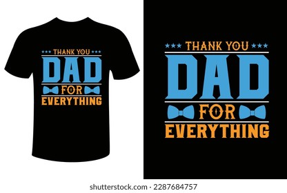 Vector de diseño de camisetas para el día del padre
