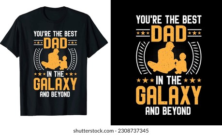 FATHER'S DAY  T-SHIRT DESIGN VECTOR EPS