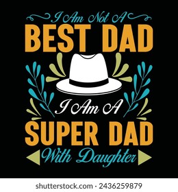 Father's Day T-shirt Design Vector Images