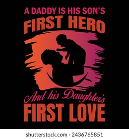 Father's Day T-shirt Design Vector Images