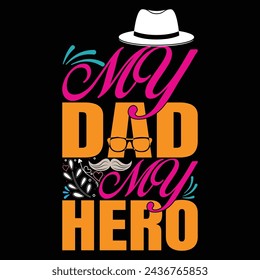 Father's Day T-shirt Design Vector Images