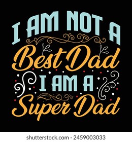 Father's Day T-shirt Design Vector Images