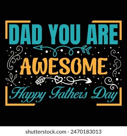 Father's Day T-shirt Design Vector Images