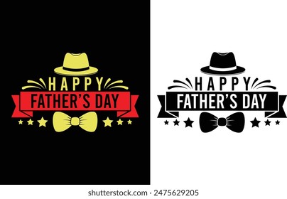 Fathers day t-shirt design vector template