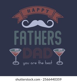 Father's Day T-shirt graphic Vector 