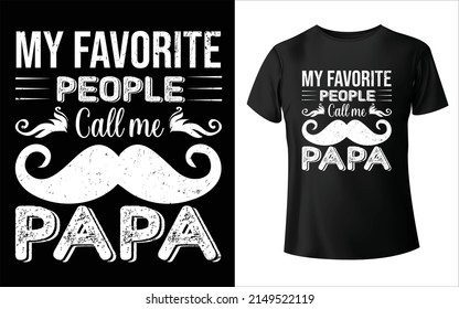 Father's day t-shirt images Father vector 
