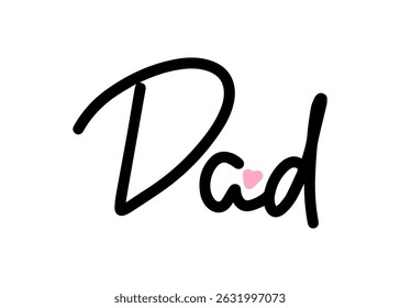 Fathers day t-shirt quote lettering.