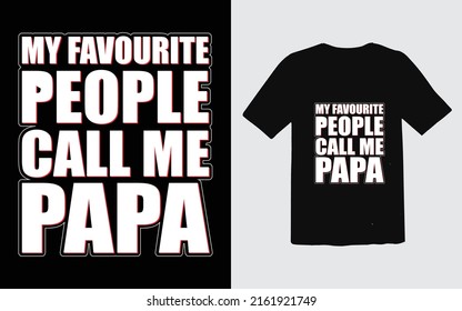 Father's day typographic T-shirt Design vector, Trendy Dad T-shirt Design