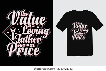 Father's day typographic T-shirt Design vector, Trendy Dad T-shirt Design