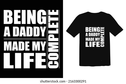 Father's day typographic T-shirt Design vector, Trendy Dad T-shirt Design