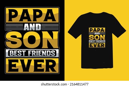 Father's day typographic T-shirt Design vector, Trendy Dad T-shirt Design