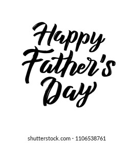 Father's Day Typography Cards, Vector Calligraphy, Hand Lettering for Dad, Modern Script Font Quote Lettering, Vector Poster with Modern Calligraphy