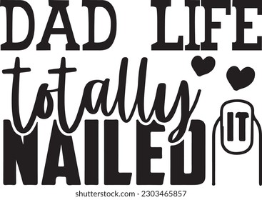 
Father's Day Typography Design. Printing For T shirt, Banner, Poster etc.