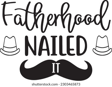 
Father's Day Typography Design. Printing For T shirt, Banner, Poster etc.