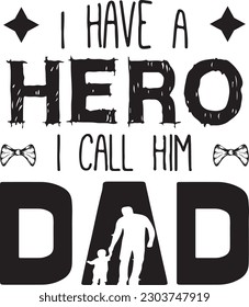 

Father's Day Typography Design. Printing For T shirt, Banner, Poster etc.
