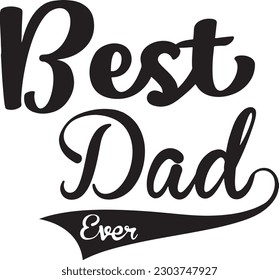 

Father's Day Typography Design. Printing For T shirt, Banner, Poster etc.
