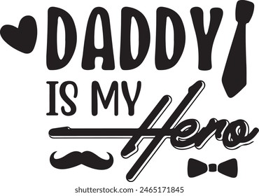 
Father's Day Typography Design. Printing For Tshirt, Sweatshirt, Mug, Banner, Poster etc. 