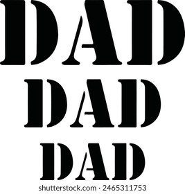 
Father's Day Typography Design. Printing For Tshirt, Sweatshirt, Mug, Banner, Poster etc.