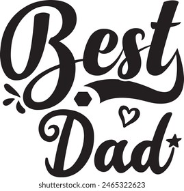 
Father's Day Typography Design. Printing For Tshirt, Sweatshirt, Mug, Banner, Poster etc.