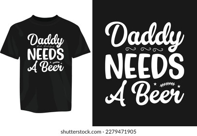 Father's day typography greetings design for tshirts, mugs, stickers etc. Fathers day tshirt design template