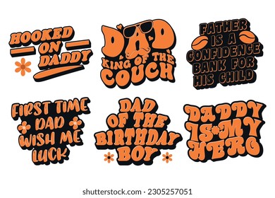 Father's day typography quote t shirt design