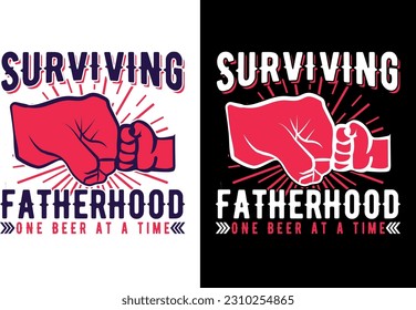 Father's day typography quote t shirt design