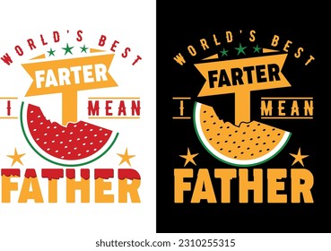 Father's day typography quote t shirt design