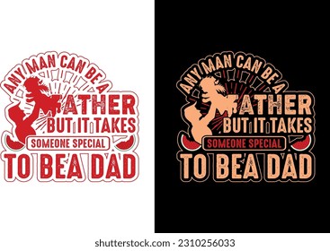 Father's day typography quote t shirt design